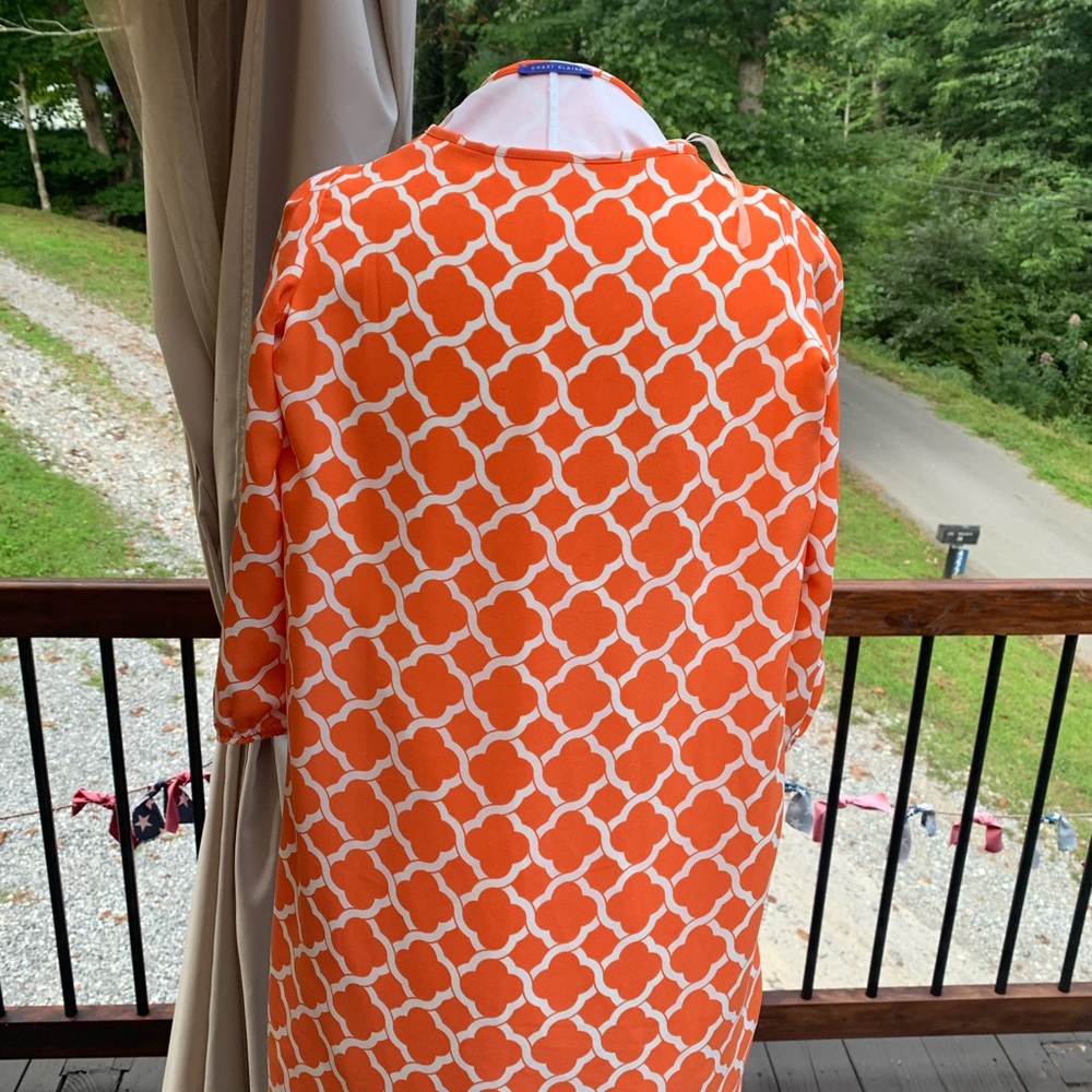 🖤 Sweet Claire Orange Dress Small NEW 🖤